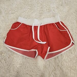 OP Pink and White Athletic Shorts